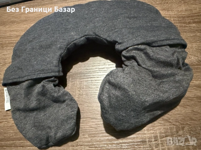 Надуваема U-възглавница за пътуване – компактна, опора за врат, снимка 2 - Други стоки за дома - 53628980