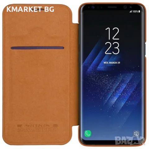 Samsung Galaxy S9 Plus G965 Nillkin Кожен Калъф и Протектор, снимка 6 - Калъфи, кейсове - 48316293