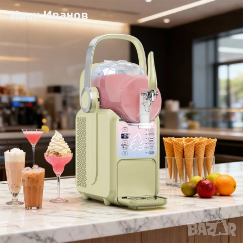 Мини машина за сладолед и скрежина, 2.5 литра, нова, снимка 17 - Други - 53913468