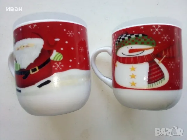 Малки коледни чашки