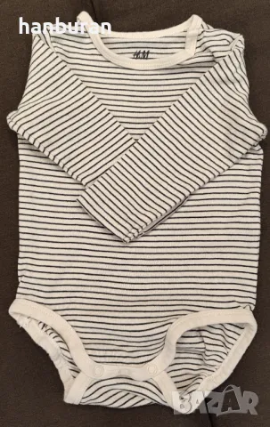 Бебешки бодита H&M с дълъг ръкав, снимка 4 - Бодита за бебе - 49918862