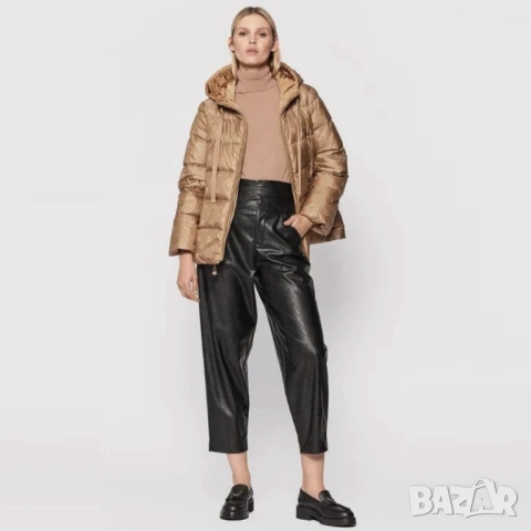 LUISA SPAGNOLI 538405 Дамско Пухено Яке Палто с Две Лица S-M, снимка 11 - Якета - 53226496