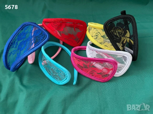 Дантелени стринг прашки, снимка 5 - Бельо - 51105059