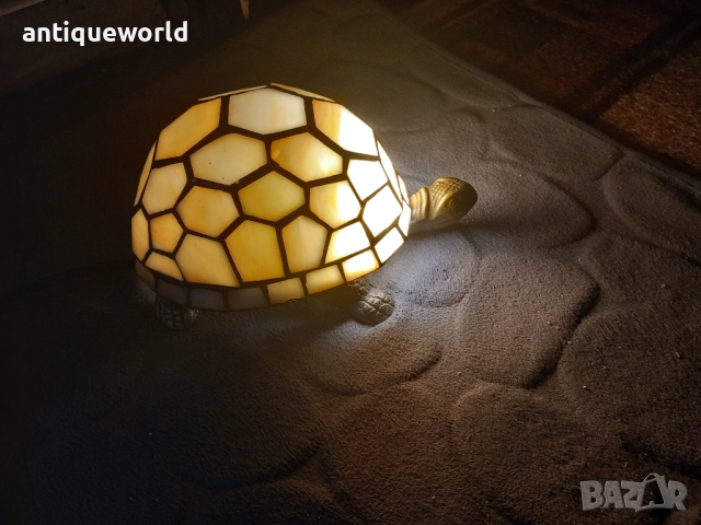 Лампа ТИФАНИ серия Животни КОСТЕУРКА, снимка 4 - Антикварни и старинни предмети - 51916579