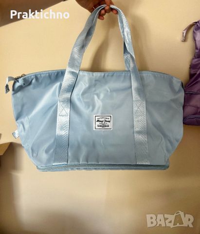 Водоустойчива уголемяваща се пътна чанта за ръчен багаж 🎒🧢🧦👚👕👖👗, снимка 10 - Чанти - 45775582