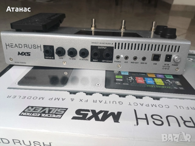 Headrush MX5 -Мултиефект / процесор за китара, снимка 3 - Китари - 53563426
