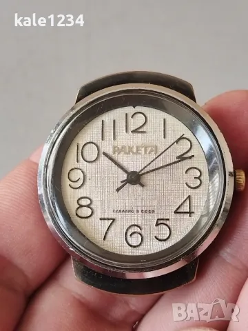 Часовник РАКЕТА. СССР. Механичен механизъм. Vintage watch. Raketa , снимка 2 - Мъжки - 46989583