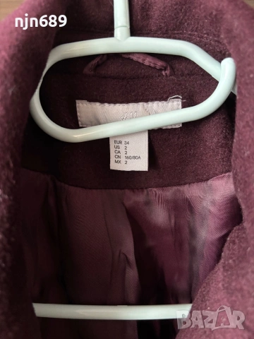 H&M палто от вълна, снимка 3 - Палта, манта - 53507156