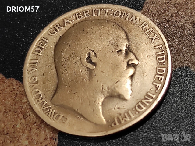 Монети Великобритания - 3 бр. (1899,1902,1910), снимка 6 - Нумизматика и бонистика - 46413220