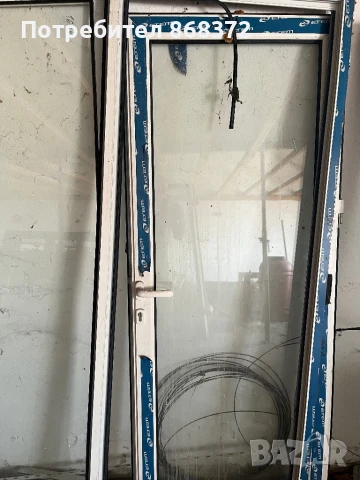 Алуминиева врата- стъклопакет 200x154, снимка 2 - Други - 50748164