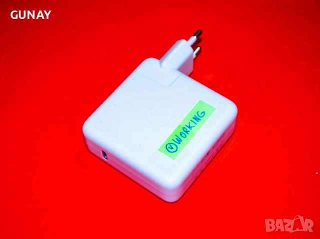 Оригинално зарядно Apple 61W A1718 адаптер за MacBook Air Pro USB-C, снимка 3 - Части за лаптопи - 54086712