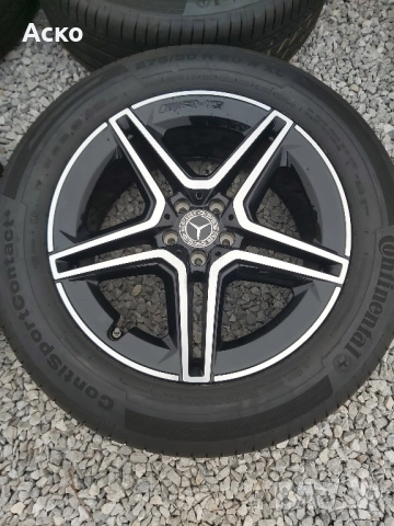 оргинални джанти Мерцедес AMG 5x112..20.цола предни 9j ET44 задни 9j ET57, снимка 4 - Гуми и джанти - 51889176