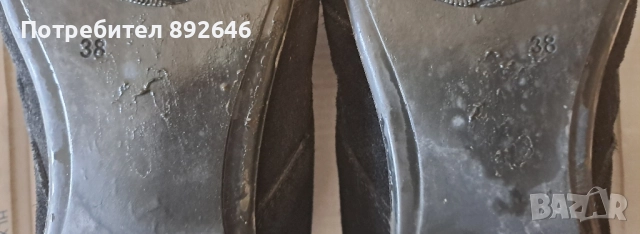 Дамски обувки 38 номер ЛАК/Набук, снимка 4 - Дамски ежедневни обувки - 51785313