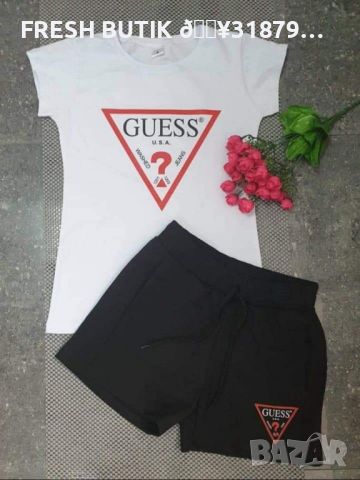 Дамски Памучни Комплекти 🆒GUESS , снимка 6 - Комплекти - 45385950