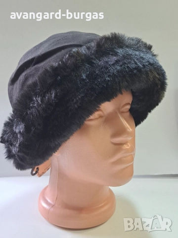328 Дамска шапка лукс - калпак , снимка 3 - Шапки - 52530145