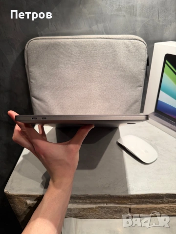 КАТО ЧИСТО НОВ Macbook Pro M1 13.3" + Magic Mouse + калъф, снимка 8 - Лаптопи за работа - 53516344