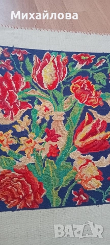 Красив гоблен "Лалета", снимка 5 - Гоблени - 52874039