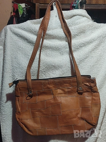 Кожени чанти Чанта тигров принт Колан тигров принт Сет чанта и колан тигров принт Кафява чанта велур, снимка 9 - Чанти - 52402482