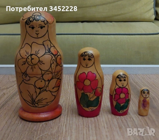 Матрйошки комплект 4 броя за ценители 