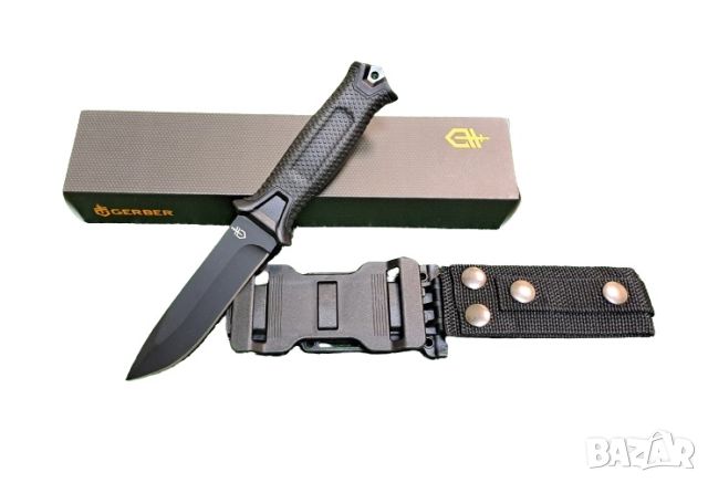 Тактически нож StrongArm Gerber Fiskars USA с калъф - черен, снимка 6 - Ножове - 45438425