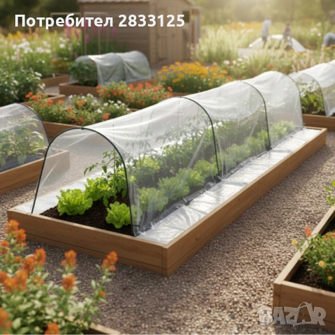 Мини оранжерия - компактна със здрава конструкция - 1,5 х 4 м, снимка 9 - Оранжерии - 53660962