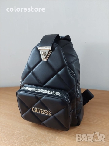 Черна раница Guess код VL12A19, снимка 5 - Чанти - 40932781