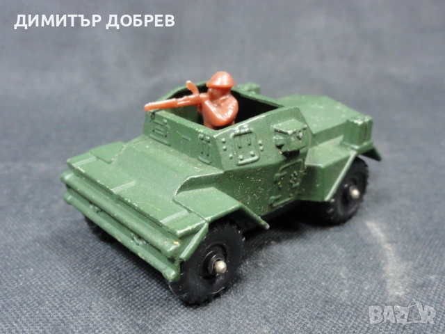  СТАРА РЕТРО МЕТАЛНА КОЛИЧКА DAIMLER SCOUT CAR CORGI JUNIORS