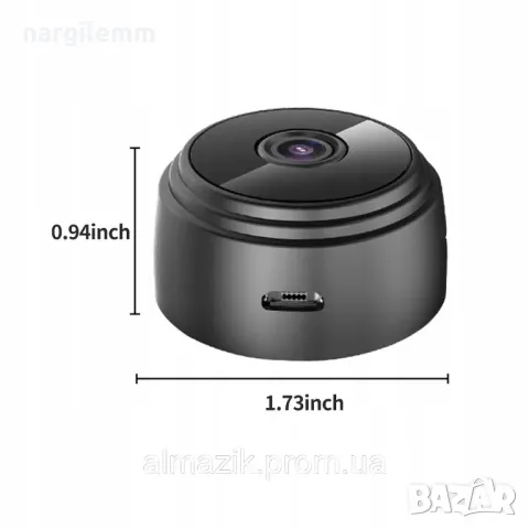 Мини wi-fi камера с  кабел за зареждане, снимка 2 - Други - 49273762