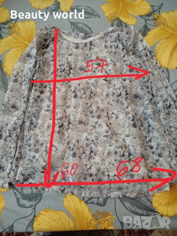 Блуза л - хл размер , снимка 3 - Блузи с дълъг ръкав и пуловери - 53617991