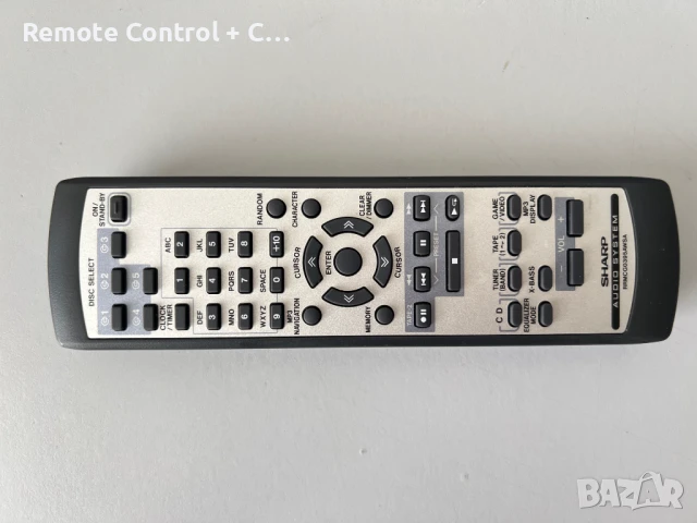 Дистанционно SHARP RRMCG0395AWSA (AUDIO SYSTEM), снимка 3 - Аудиосистеми - 50653163