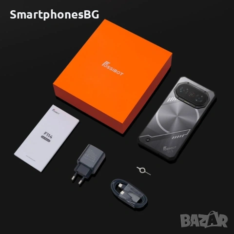 Fossibot F114 16GB RAM 128GB ROM Ultra Slim с IP68 защита, снимка 10 - Други - 53788760