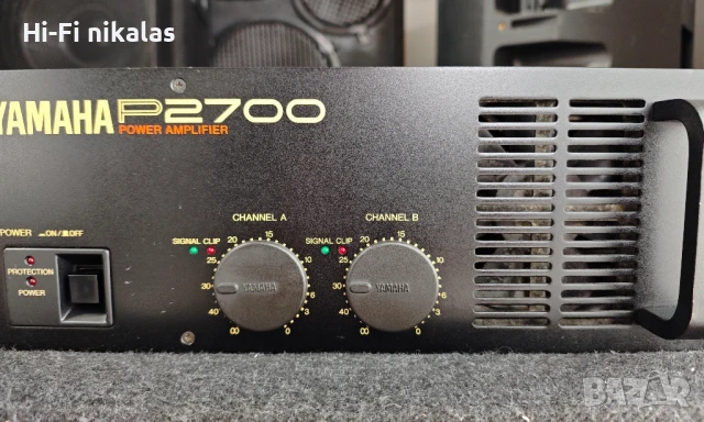 професионално стъпало усилвател YAMAHA P 2700, снимка 4 - Ресийвъри, усилватели, смесителни пултове - 50657160