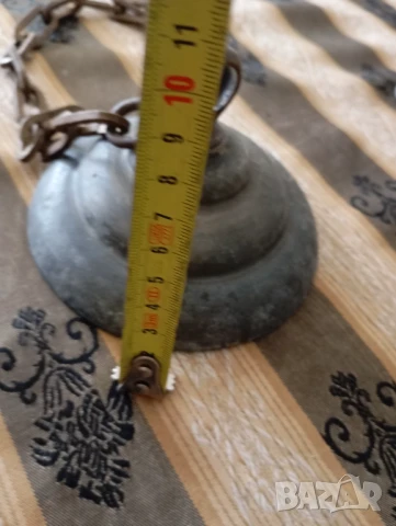Стара розетка за полилей, снимка 3 - Антикварни и старинни предмети - 51092455