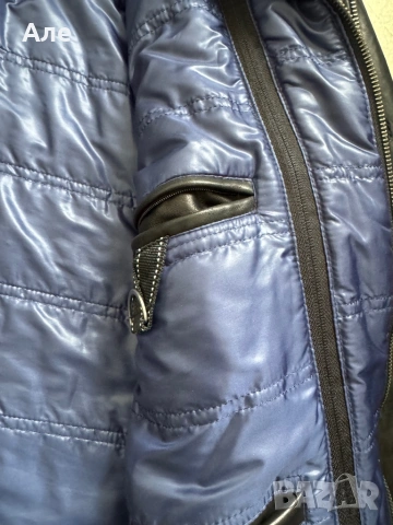 TRAPPER яке от ест.кожа с дебела подплата, снимка 3 - Якета - 54266334