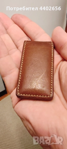 Луксозна щипка за банкноти COACH, снимка 2 - Портфейли, портмонета - 52575261