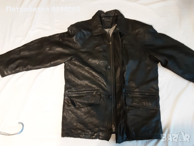 кожено яке черно Rover&Jakes, снимка 3 - Якета - 52301397