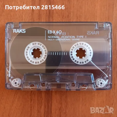 ЛОТ 10бр. аудио касети RAKS, снимка 4 - Декове - 47234703