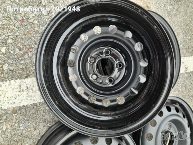 Продава железни джанти 15 цола за Хюндай,Киа, снимка 6 - Гуми и джанти - 52926287