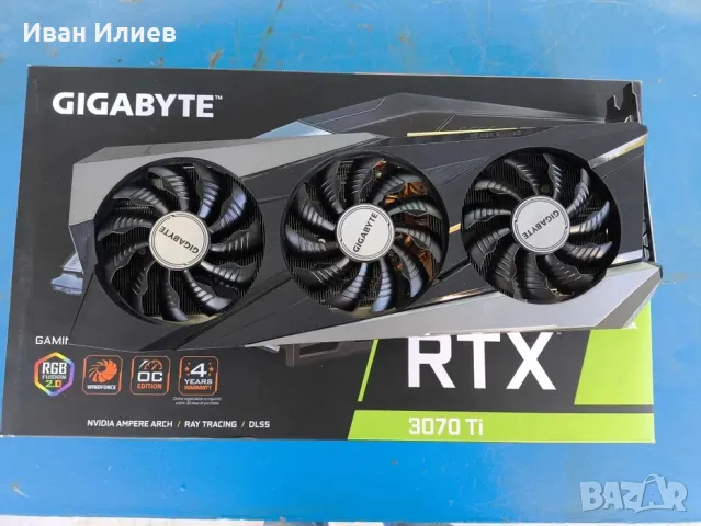 Видеокарта Rtx 3070ti gigabyte gpu, снимка 1 - Видеокарти - 47852807