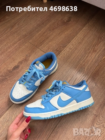 Nike Dunk University Blue, снимка 4 - Маратонки - 52967061