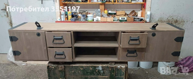 Производство на ТВ шкаф или мебели от масив в цвят по желание на клиента, снимка 2 - Шкафове - 54070512