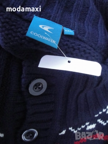 3XL Нов мъжки пуловер Coolwater с вълна , снимка 5 - Пуловери - 52241834