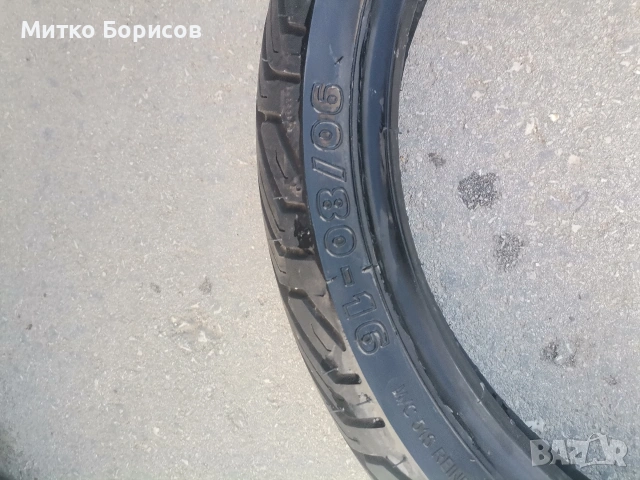 Гума Мишелин 90/80/16, снимка 3 - Гуми и джанти - 54194970