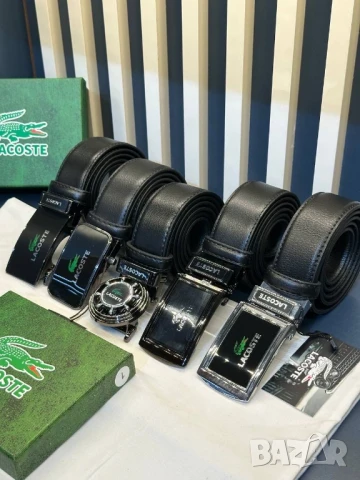 колани от естествена кожа в кутия tommy hilfiger hugo boss lacoste emporio armani calvin klein 