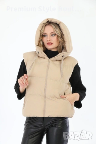 къс кожен елек , снимка 3 - Елеци - 54004052