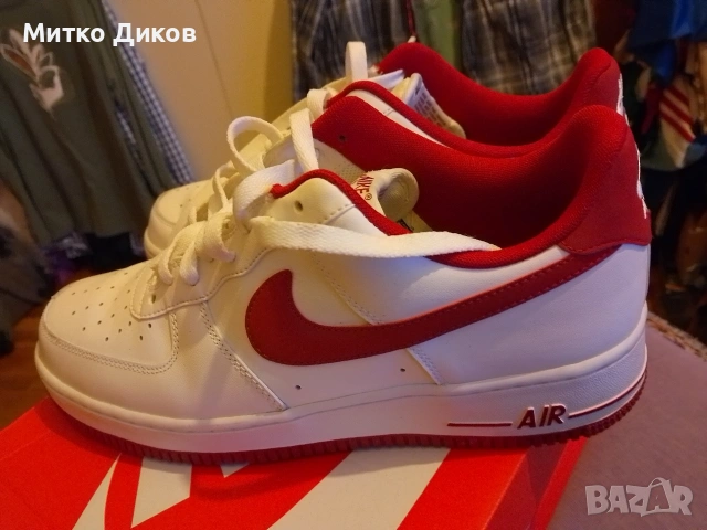 Nike Air Force 1 US 9.5 UK 8.5 #43 275 мм маркови нови маратонки естест.кожа