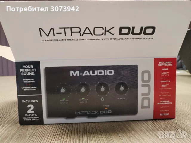 M-Audio M-Track Duo USB Audio Interface

, снимка 4 - Други - 50432757