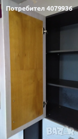 Стара Холна Секция от 4 модула - шкафове + гардероб, снимка 8 - Секции и витрини - 54156678