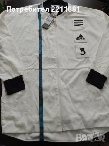 Яке Adidas Varsity jacket XL, снимка 3 - Спортни дрехи, екипи - 45127852