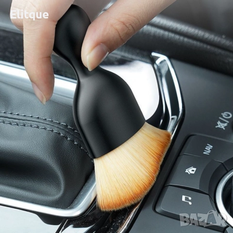 Мека четка за почистване на прах от интериора на автомобила със защитен капак, снимка 4 - Други стоки за дома - 52895172